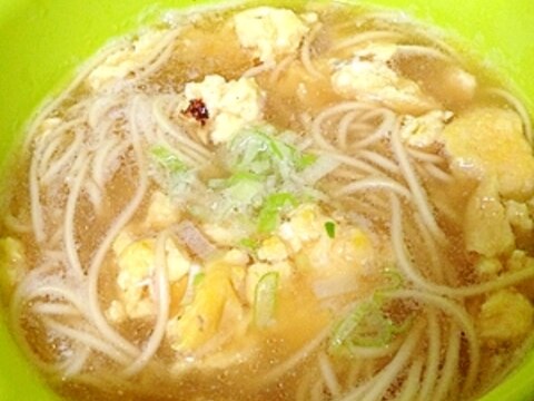 かきたまを失敗しがちな貴女へ新提案　たまごラーメン